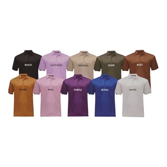 BAGAZIO MENS SOLID WHITE CASUAL 3 BUTTON SHORT SLEEVE PULLOVER POLO SHIRT BM1157 - Picture 9 of 9